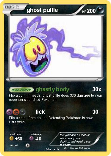 Pokemon ghost puffle
