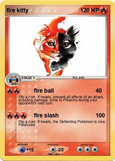 Pokemon fire kitty