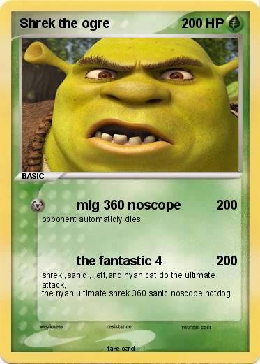 Pokemon Shrek the ogre