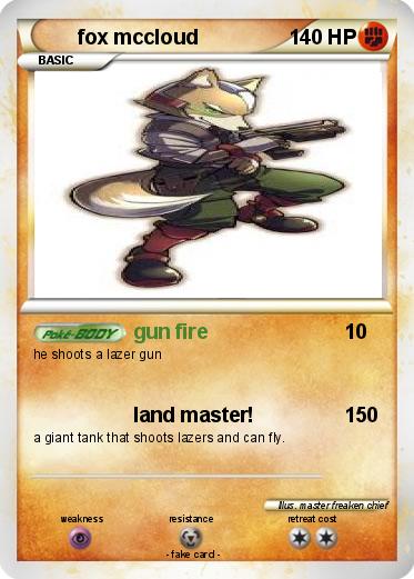 Pokemon fox mccloud
