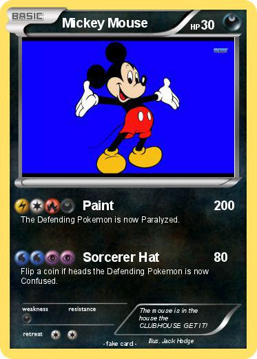 Pokemon Mickey Mouse