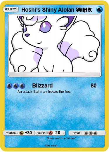 Pokemon Hoshi's Shiny Alolan Vulpix