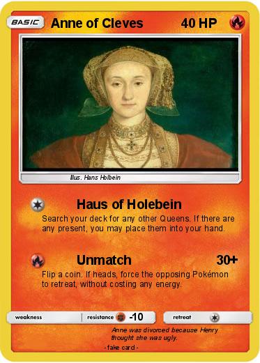 Pokemon Anne of Cleves