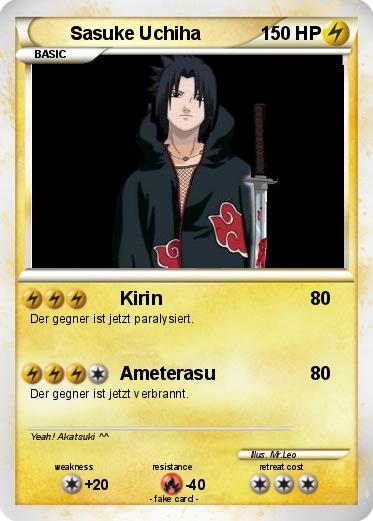 Pokemon Sasuke Uchiha