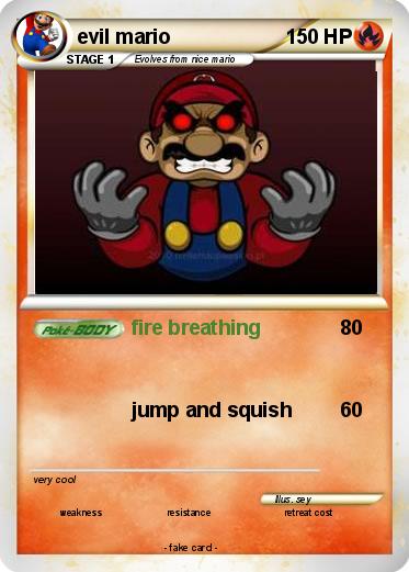 Pokemon evil mario
