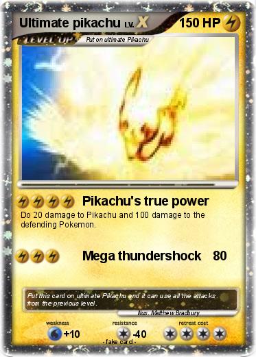 Pokemon Ultimate pikachu