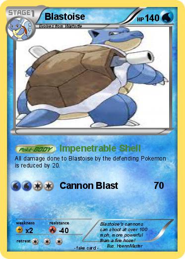 Pokemon Blastoise