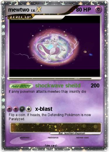 Pokemon mewtwo