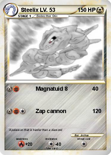 Pokemon Steelix LV. 53