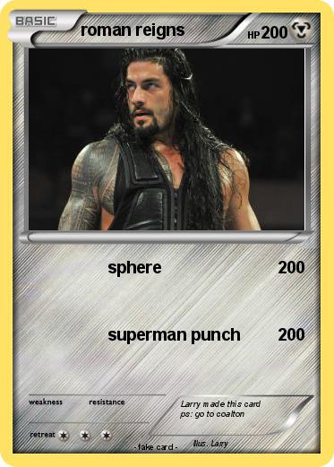 Pokemon roman reigns