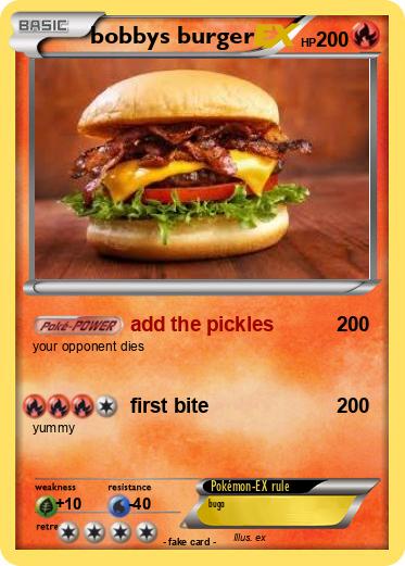 Pokemon bobbys burger
