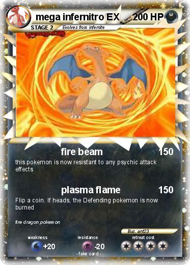 Pokemon mega infernitro EX