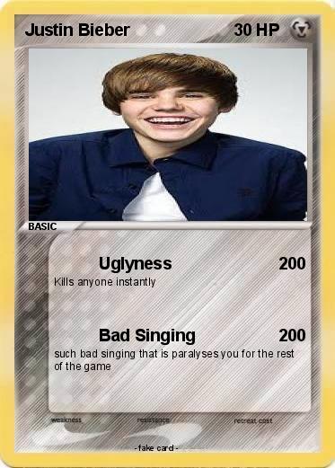 Pokemon Justin Bieber