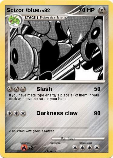 Pokemon Scizor /blue