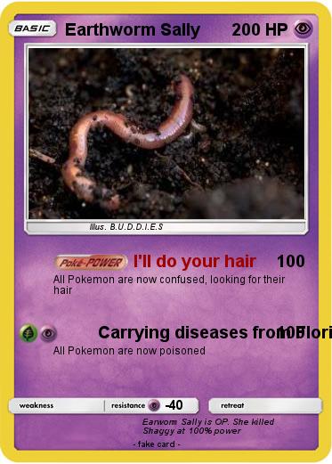 Pokemon Earthworm Sally
