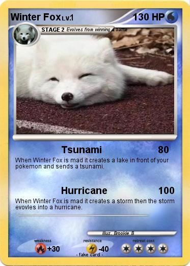 Pokemon Winter Fox