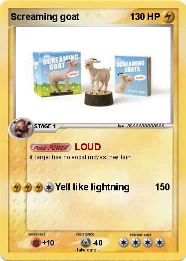 Pokemon Screaming goat