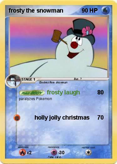 Pokemon frosty the snowman