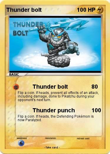 Pokemon Thunder bolt