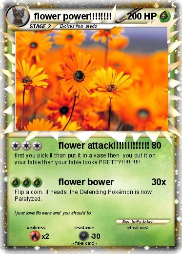 Pokemon flower power!!!!!!!!