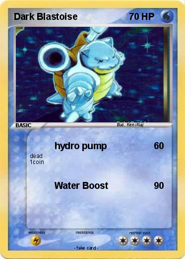 Pokemon Dark Blastoise