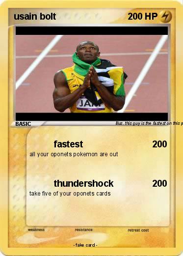 Pokemon usain bolt