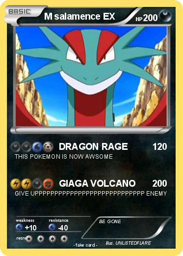 Pokemon M salamence EX