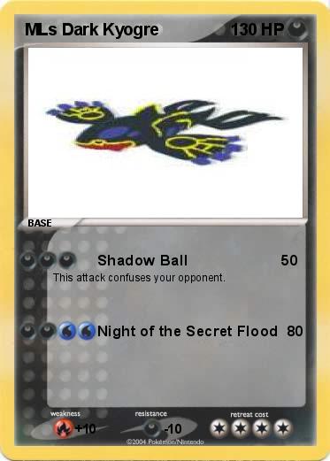 Pokemon MLs Dark Kyogre