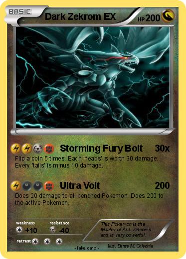 Pokemon Dark Zekrom EX