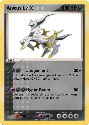 Pokemon Arseus Lv. X