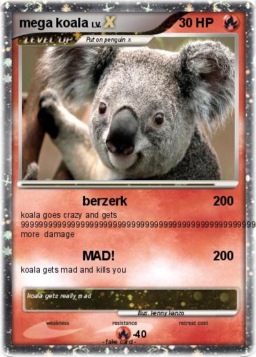 Pokemon mega koala