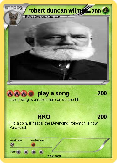 Pokemon robert duncan wilmot