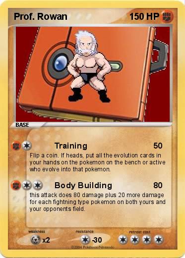 Pokemon Prof. Rowan