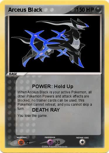 Pokemon Arceus Black