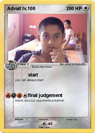 Pokemon Advait lv.100