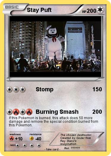 Pokemon Stay Puft