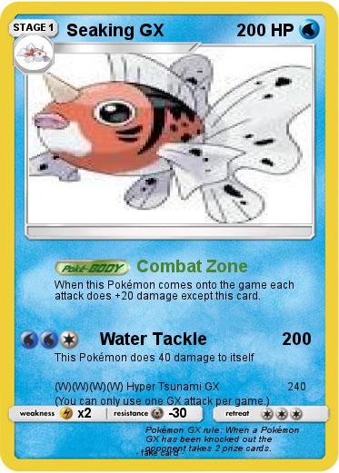 Pokemon Seaking GX