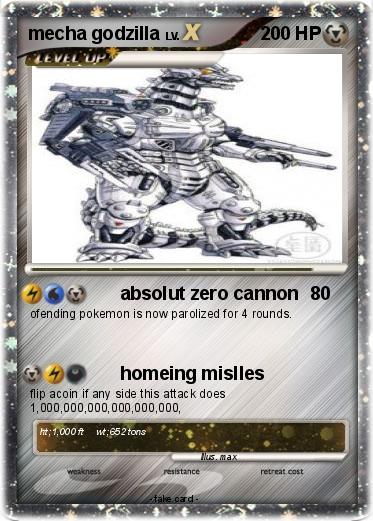 Pokemon mecha godzilla