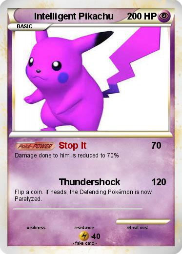 Pokemon Intelligent Pikachu