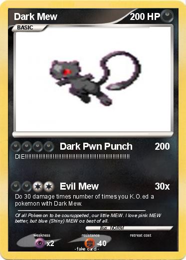 Pokemon Dark Mew