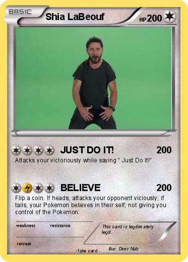 Pokemon Shia LaBeouf