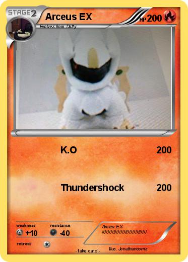 Pokemon Arceus EX