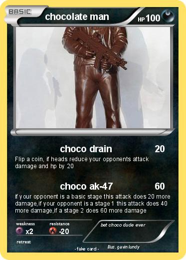 Pokemon chocolate man