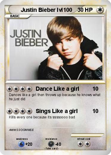 Pokemon Justin Bieber lvl100