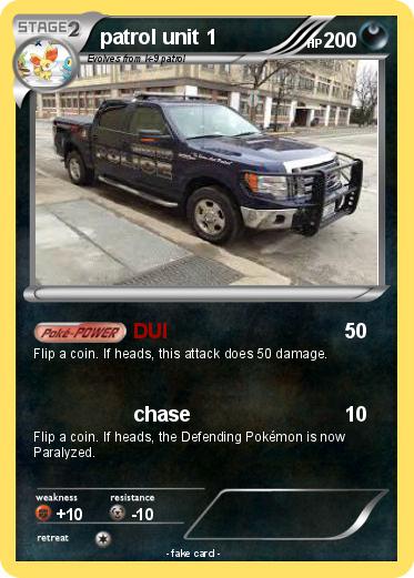 Pokemon patrol unit 1