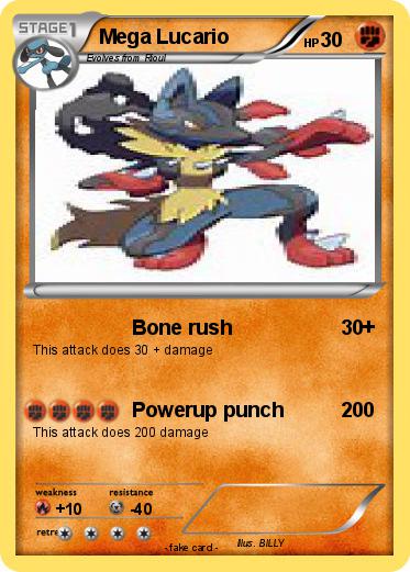 Pokemon Mega Lucario