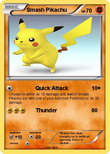 Pokemon Smash Pikachu
