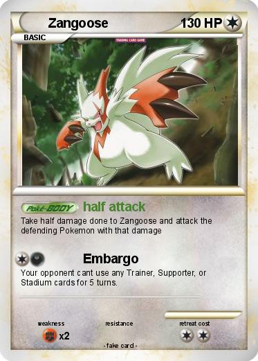 Pokemon Zangoose
