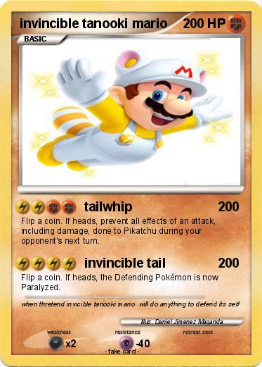 Pokemon invincible tanooki mario
