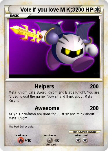 Pokemon Vote if you love M K:3